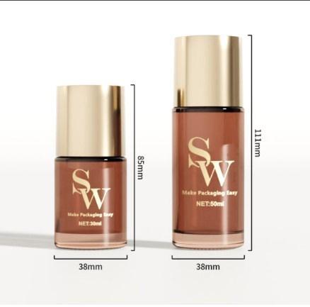 Ролл-он стеклянный цилиндрический 30/50мл 5