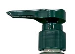 Дозатор ROSA SHAMPOO P508 4cc 28/410 темно-зеленый с рифленой юбкой, длина трубки 220 мм