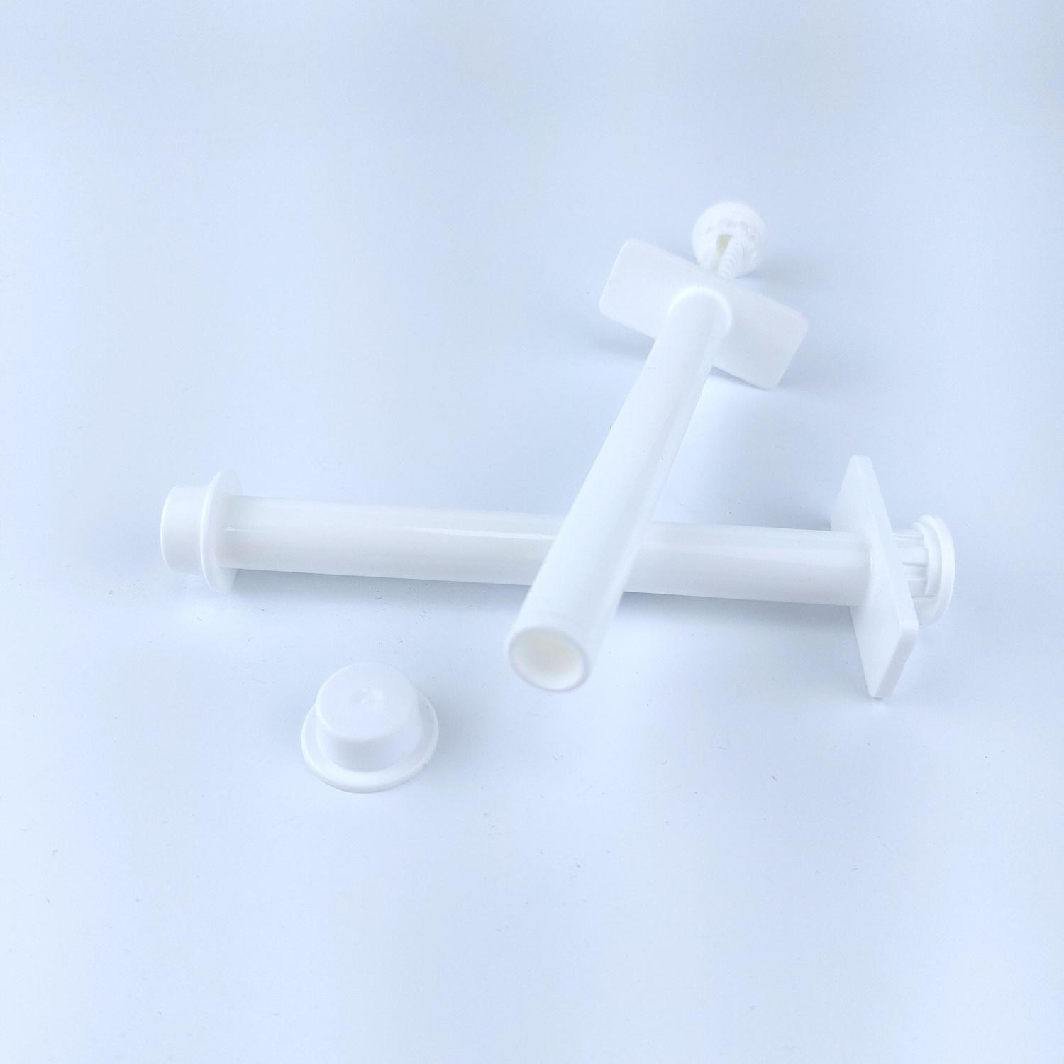 Корпус шприца емкостью 6 ml (белый) в комплекте с поршнем и колпачком - АКЦИЯ 5