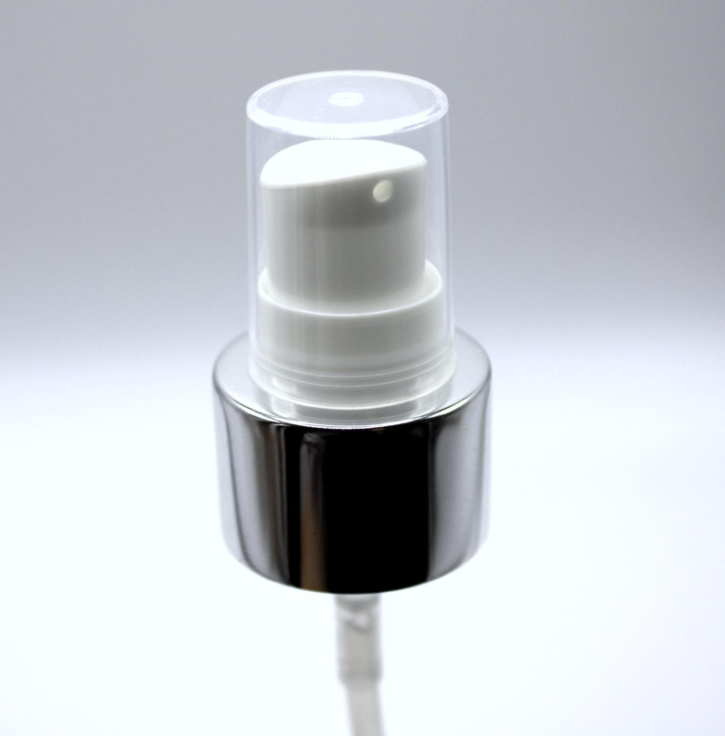 NEW_Дозатор 24/410 белый с алюм.чехлом под серебро, кремовый, колпак прозрачный, трубка 200мм ( в выдернутом состоянии) 2