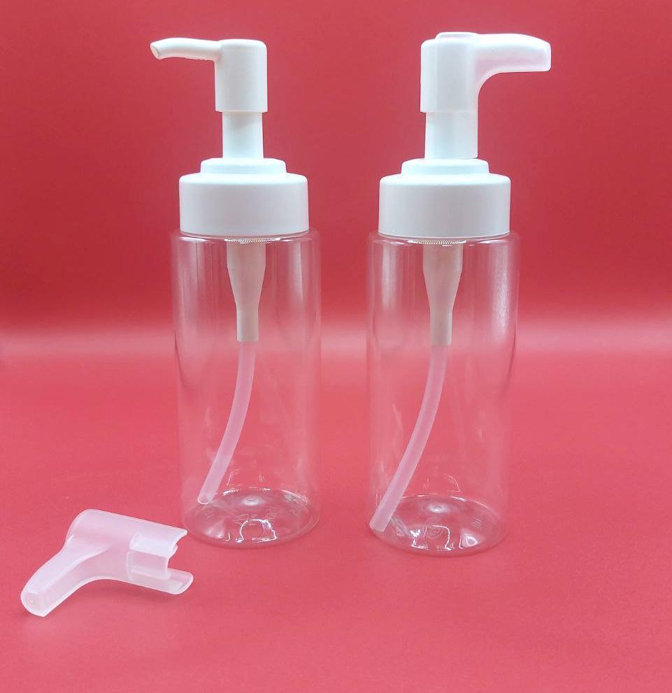 Флакон 150 ml. PET натуральный, 24/410 (BU667) в комплекте с дозатором 2