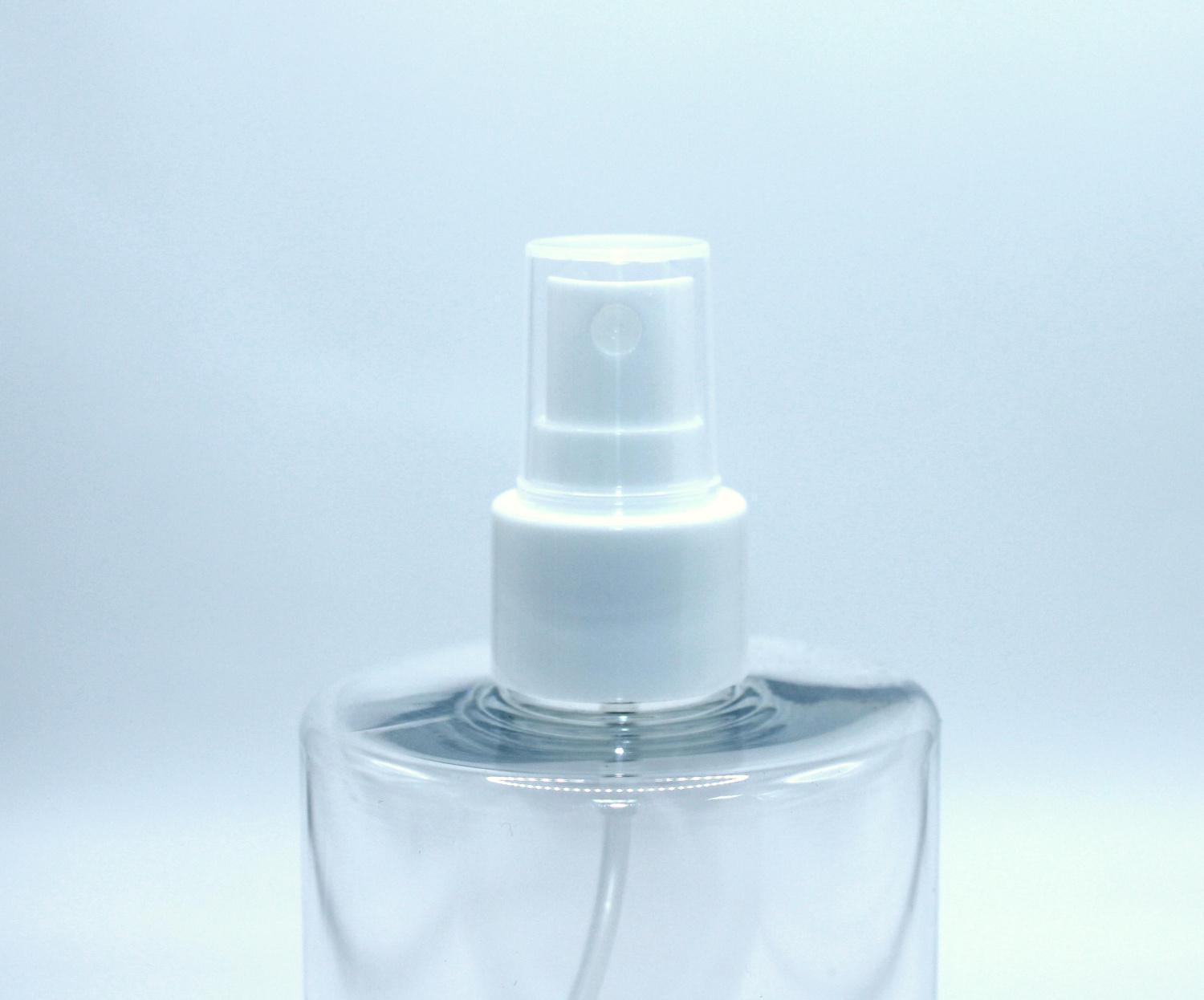 NEW_Спрей 24/410 белый, юбка гладкая, с прозрачным колпачком, длина трубки 200мм EF-M1 3