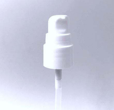 Дозатор 20/410 белый с гладкой юбкой и прозрачным колпаком, длина трубки 150 мм 2