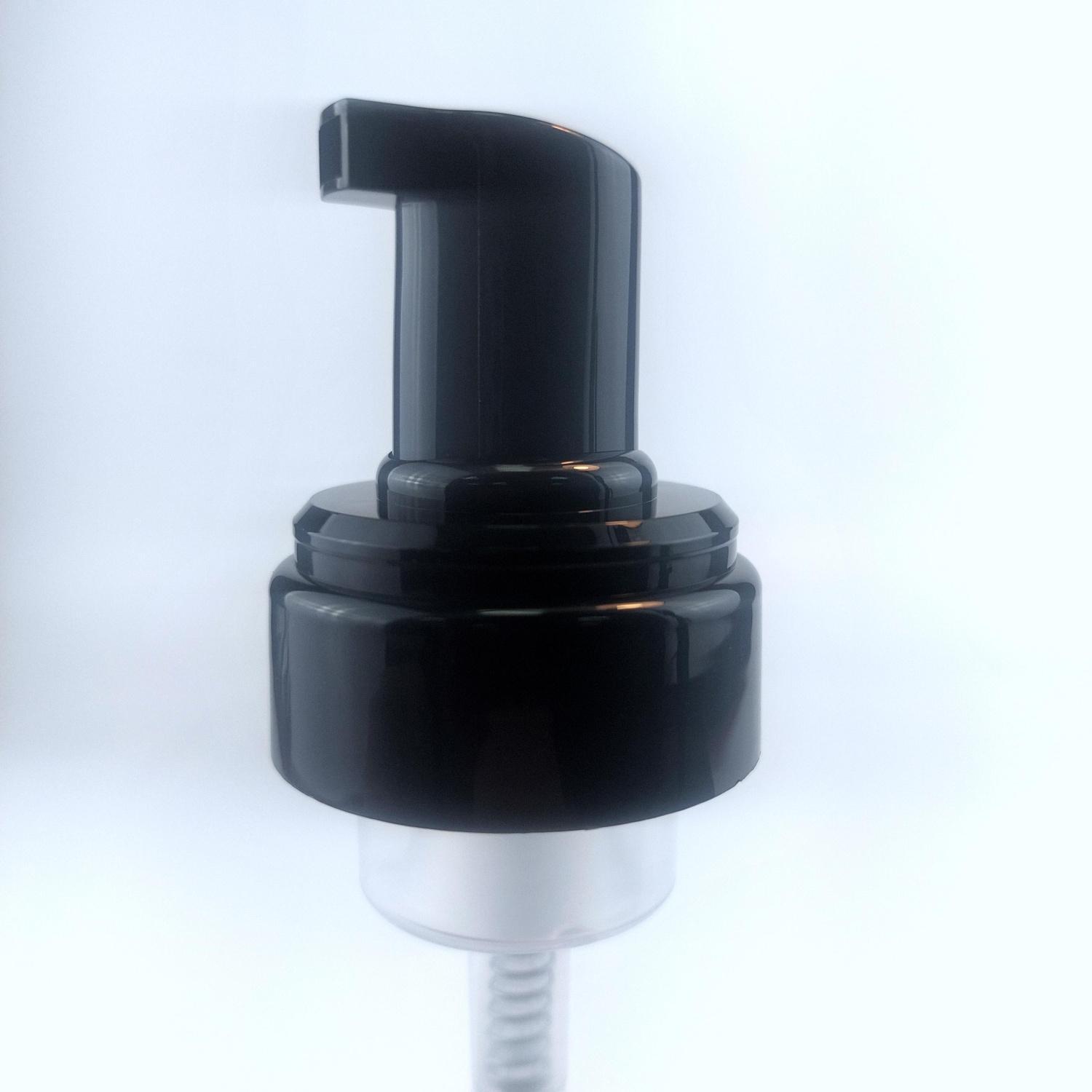 NEW_Дозатор-пенообразователь 43/410 черный, колпак прозрачный, длина трубки 70мм (в выдернутом состоянии) 2