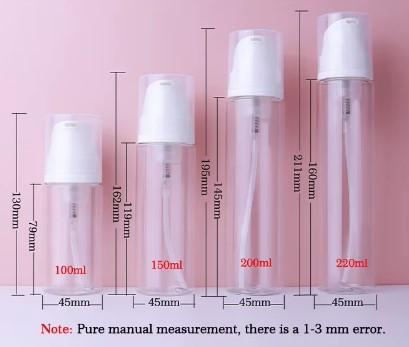 Флаконы PET 100/150/200/220 мл с пенообразователями  2