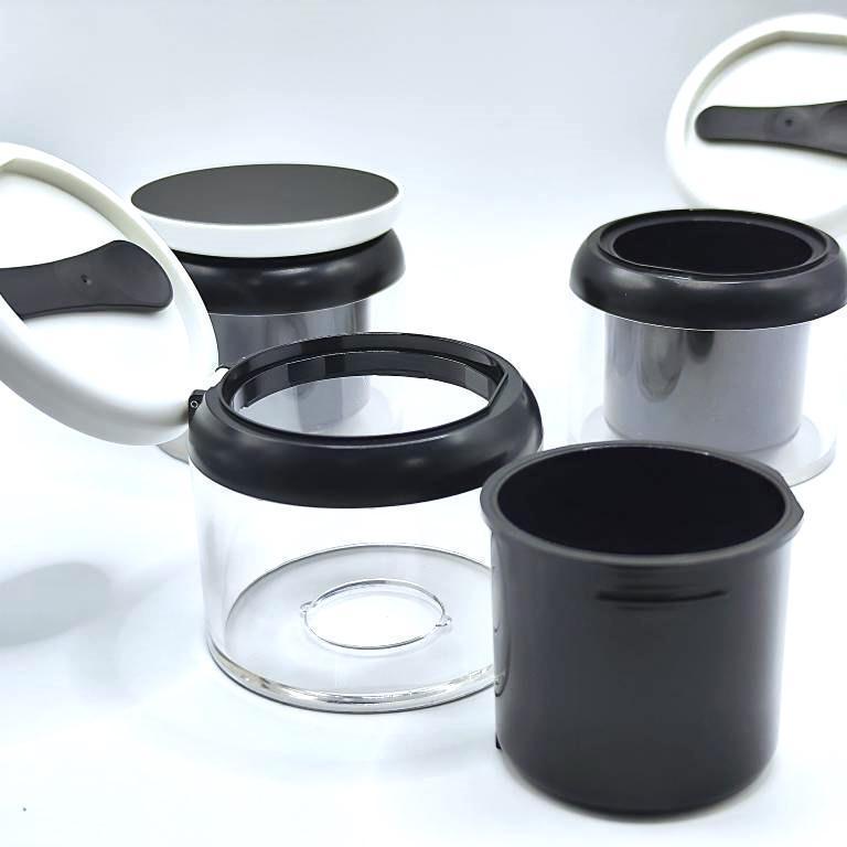 Банка косметическая 100мл refill (со сменным термосом), в комплекте с лопаточкой на магните 5