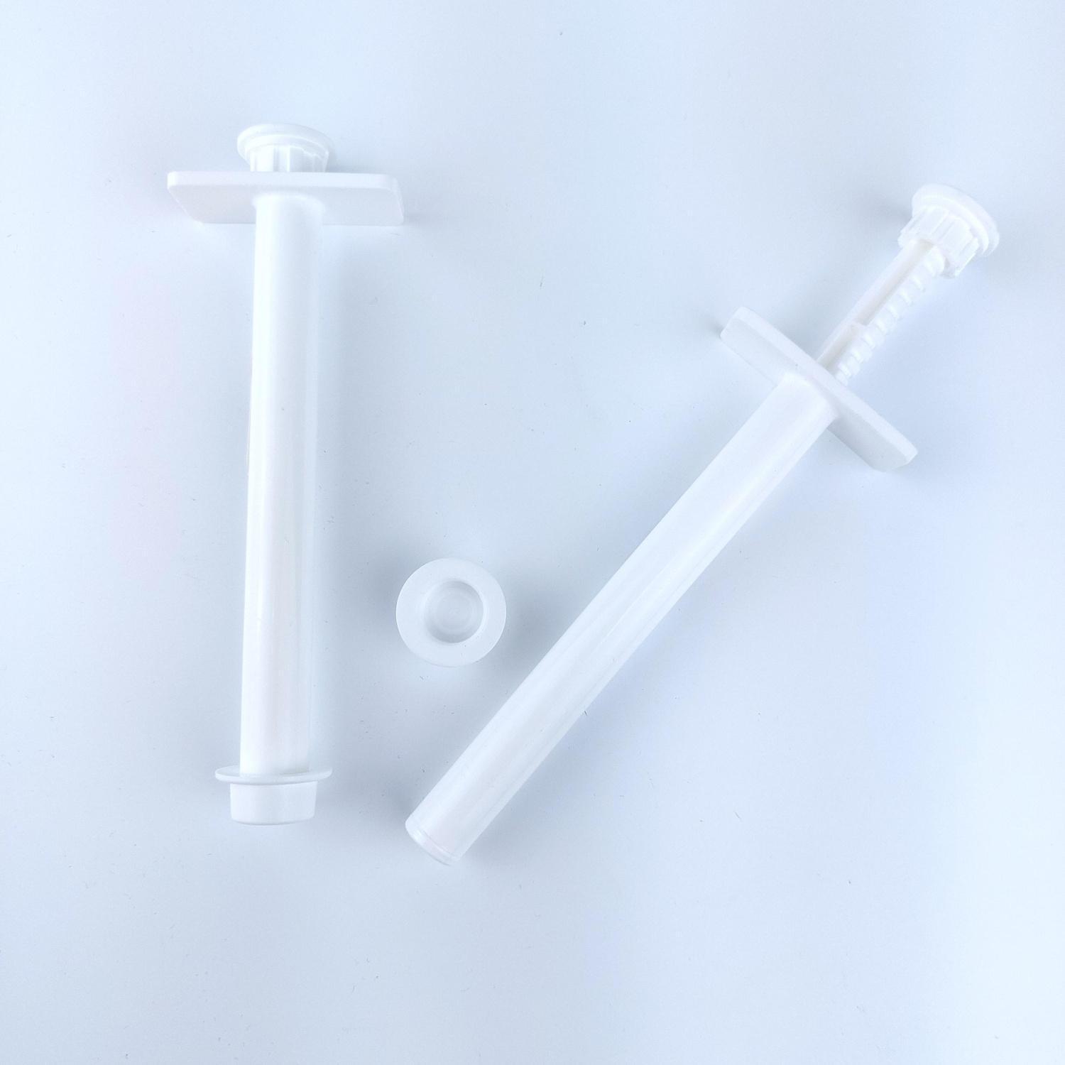 Корпус шприца емкостью 6 ml (белый) в комплекте с поршнем и колпачком - АКЦИЯ 3