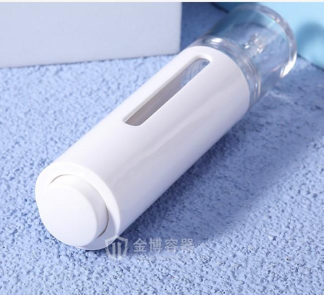 Флакон-капельница 15 и 30мл, с прозрачным окошком, с кнопкой, носик и колпачок прозрачные (JBBC-Press) 2