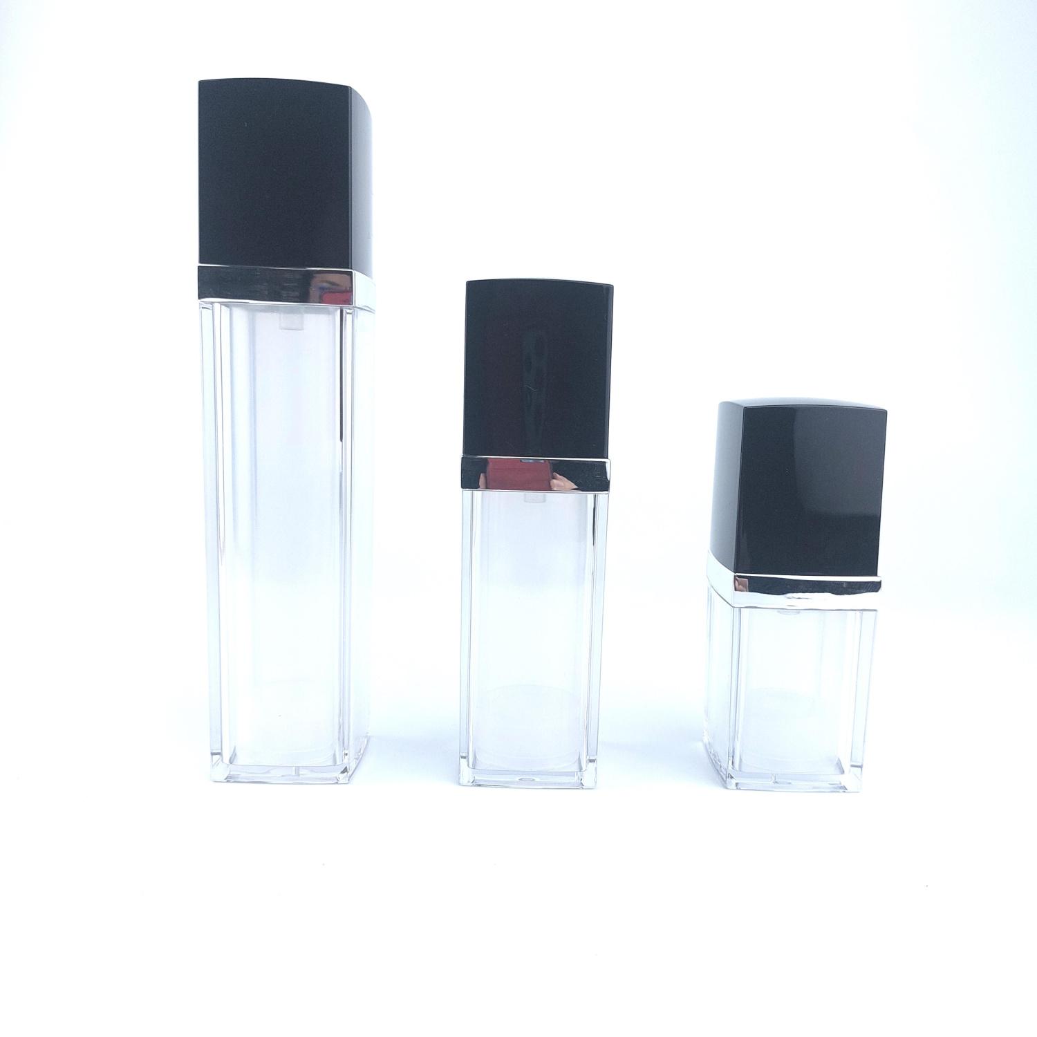 Флаконы вакуумные (диспенсеры) акриловые 15 / 30 / 50мл квадратные 2