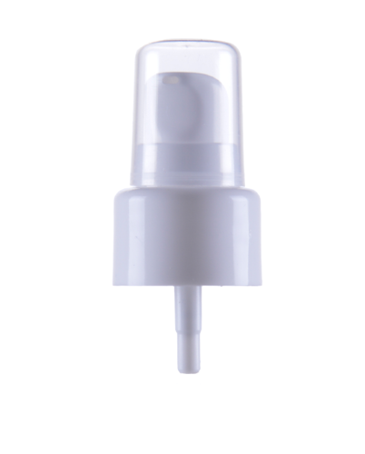 Дозатор 24/410 белый с гладкой юбкой, прозрачным колпаком, длина трубки 200мм (BF0544) 2