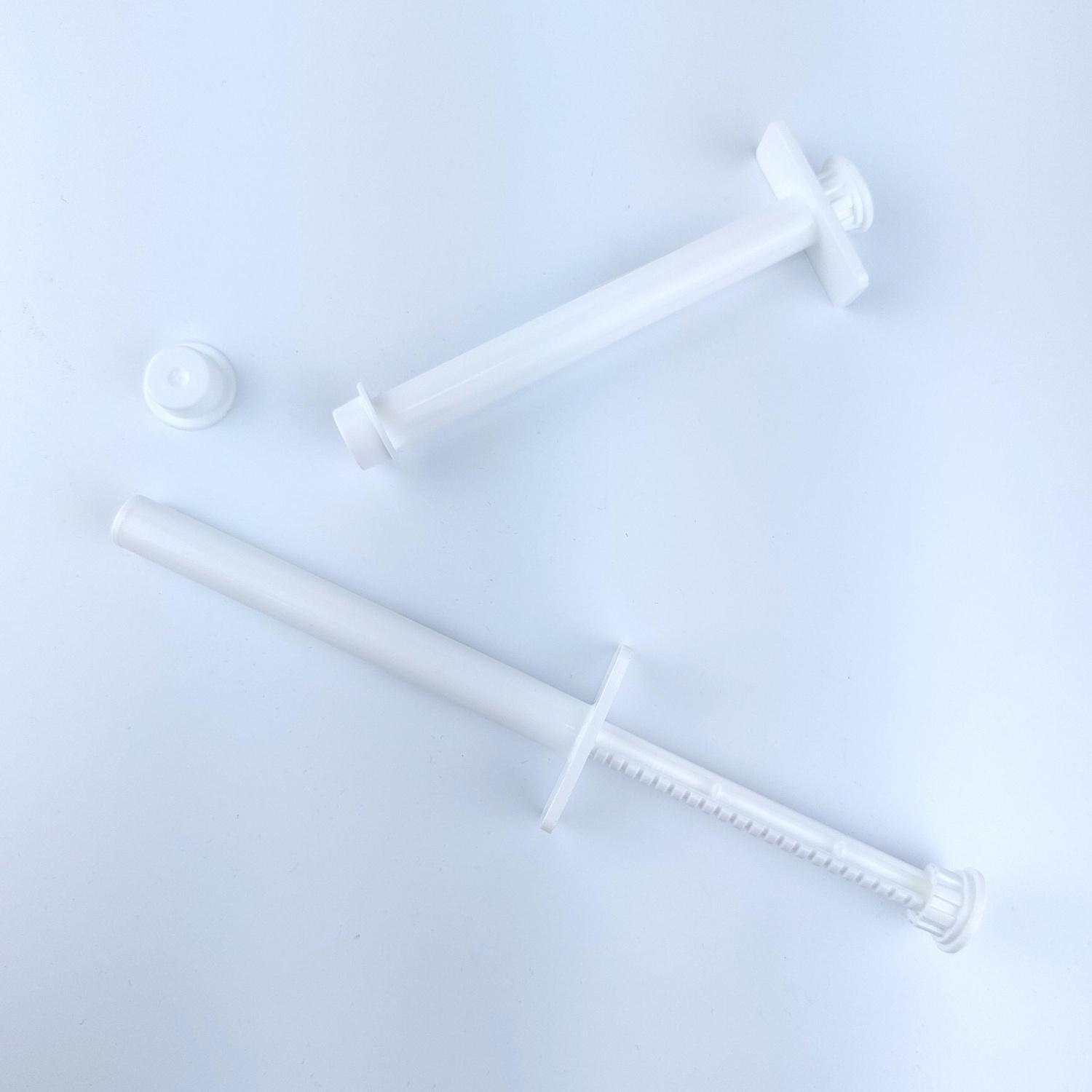 Корпус шприца емкостью 6 ml (белый) в комплекте с поршнем и колпачком - АКЦИЯ 4