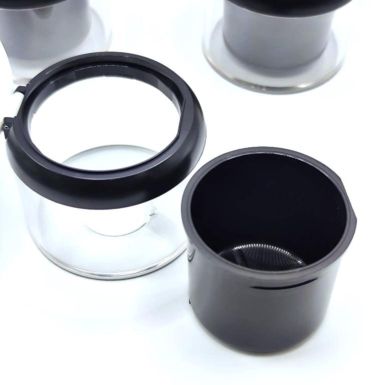 Банка косметическая 100мл refill (со сменным термосом), в комплекте с лопаточкой на магните 4