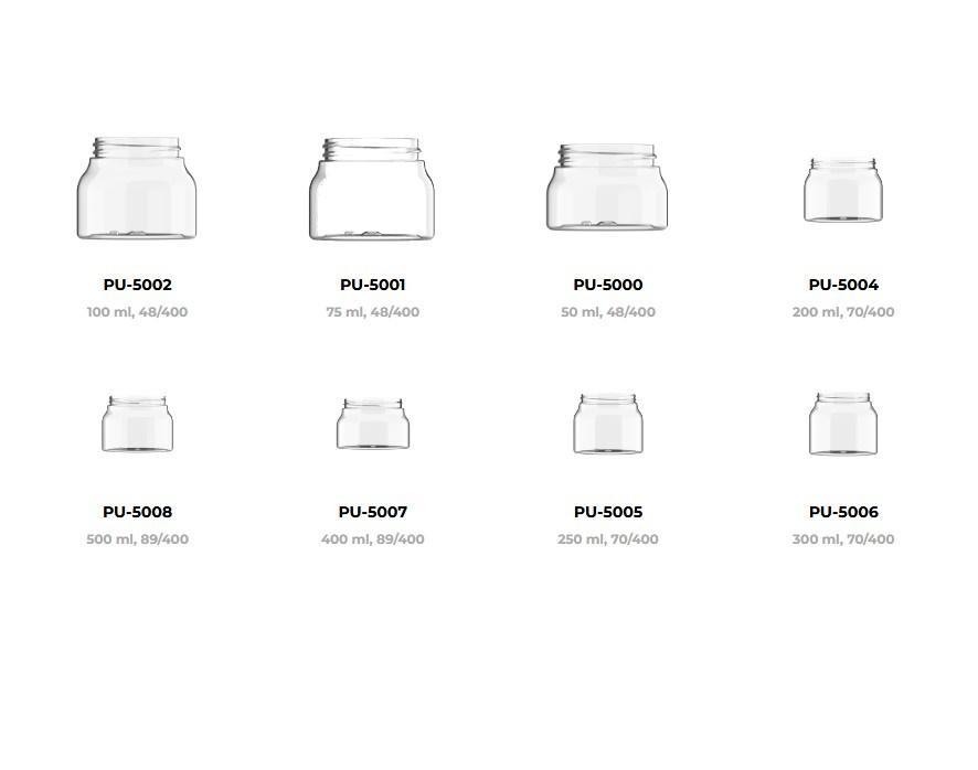 Банки PET косметические серии "PROVENCE LINE"  5