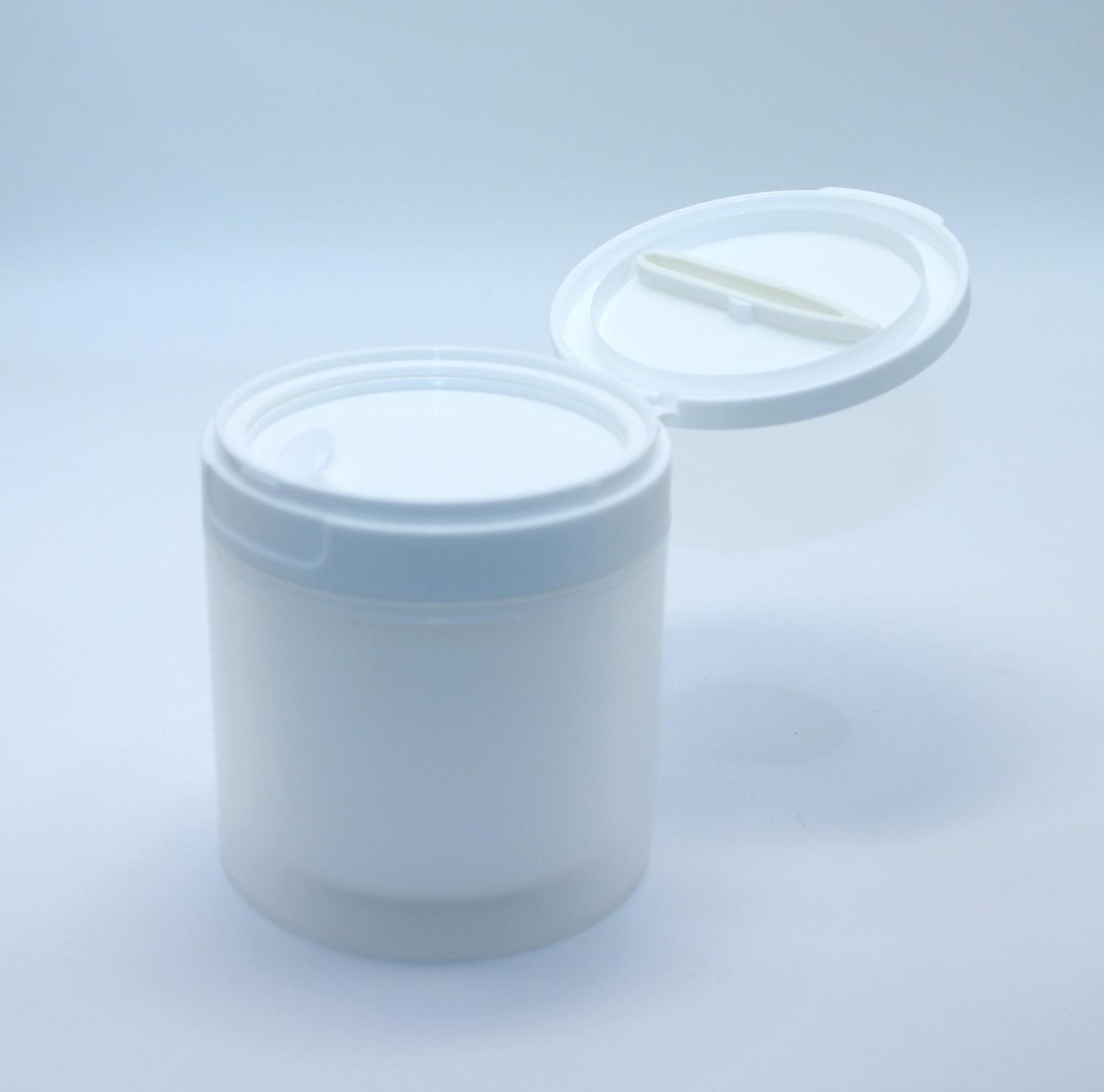 Банки РР с крышками флип-топ в комплекте с пинцетом/лопаткой и твердым вкладышем 11