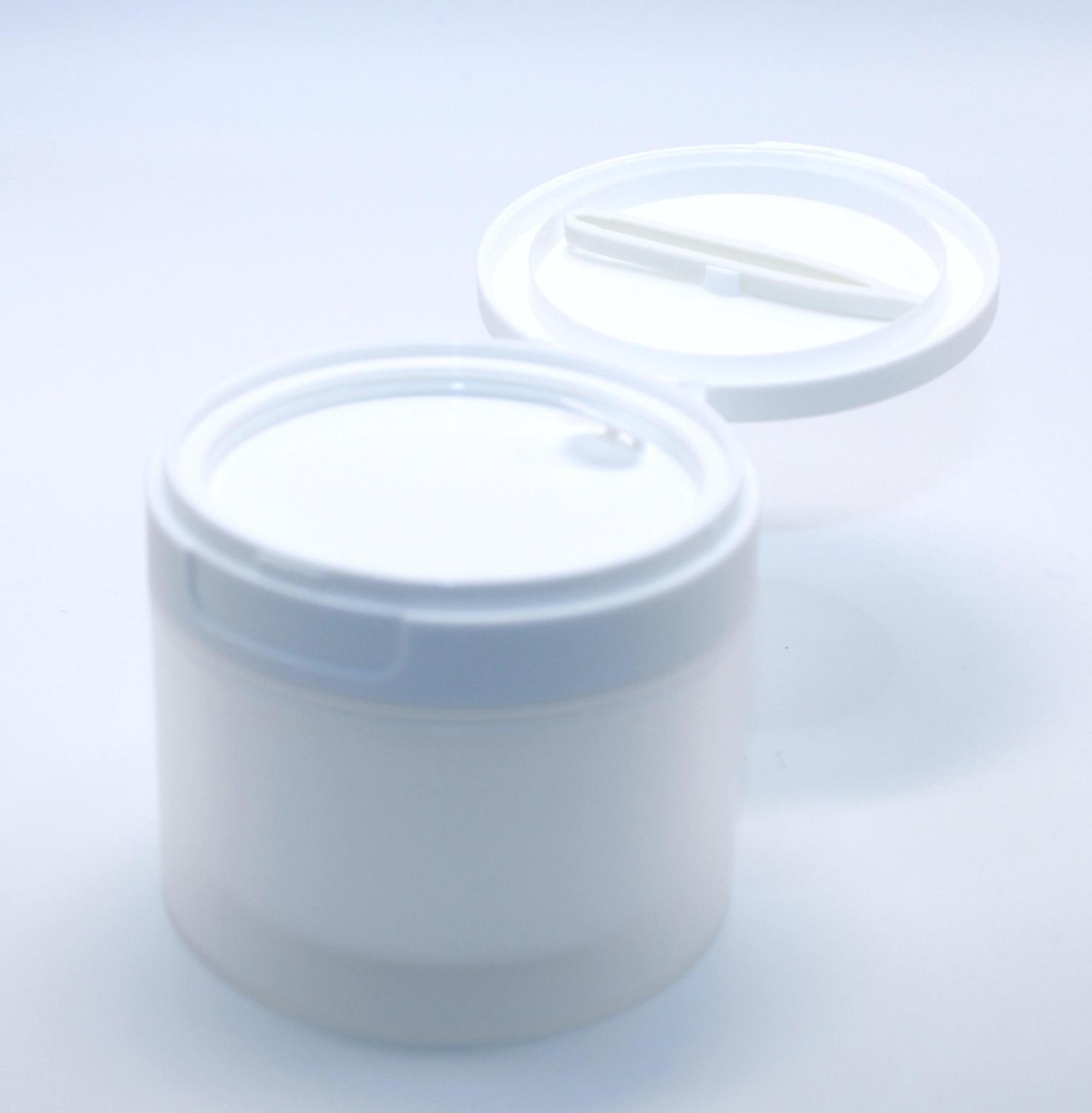 Банки РР с крышками флип-топ в комплекте с пинцетом/лопаткой и твердым вкладышем 9