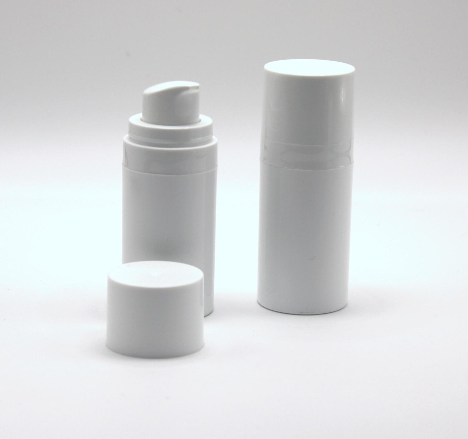 Вакуумный диспенсер RUBY без металлических деталей 15 мл с белым дозатором и колпаком - АКЦИЯ 3