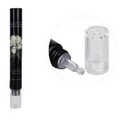 Туба диаметр 19мм с прозрачным носиком-капельницей и крышкой 19мм (объем 8-25мл)