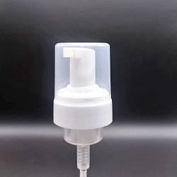 NEW_Дозатор-пенообразователь 43/410 белый, колпак прозрачный, длина трубки 70мм (в выдернутом состоянии)