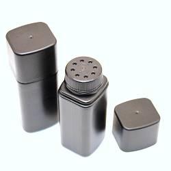 Флакон PE 50мл квадратный матовый под энзимную пудру (тальк) с матовым колпаком