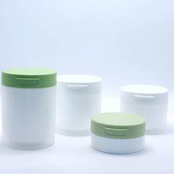 Банки РР с крышками флип-топ в комплекте с пинцетом/лопаткой и твердым вкладышем