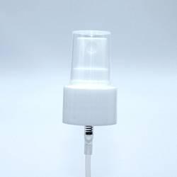 NEW_Спрей 24/410 белый, юбка гладкая, с прозрачным колпачком, длина трубки 200мм EF-M1