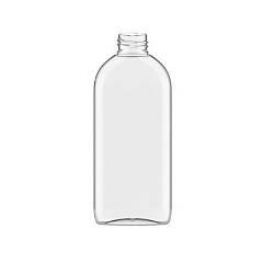 BJ020024.035 флакон Soft Oval, прозрачный, PET, 24/410, 200мл (BU-0608)