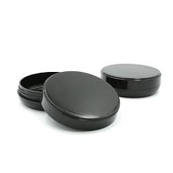 Банка 50 мл. чёрная, глянцевая, Typ XIV в комплекте крышкой черная глянцевой, без мягкого вкладыша - АКЦИЯ