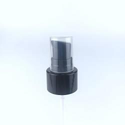 NEW_Дозатор 24/410 черный, с гладкой юбкой, кремовый, колпак прозрачный, трубка 200мм ( в выдернутом состоянии)