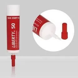 Туба диаметр 19мм с узким носиком-канюлей и крышкой-колпачком (объем 8-25мл)