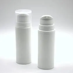 Флакон диспенсера 30мл вакуумный РР белый матовый в комплекте с дозатором