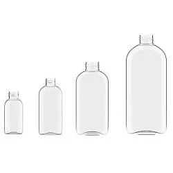 Флаконы PET серии "OVAL PET" (овальное основание)