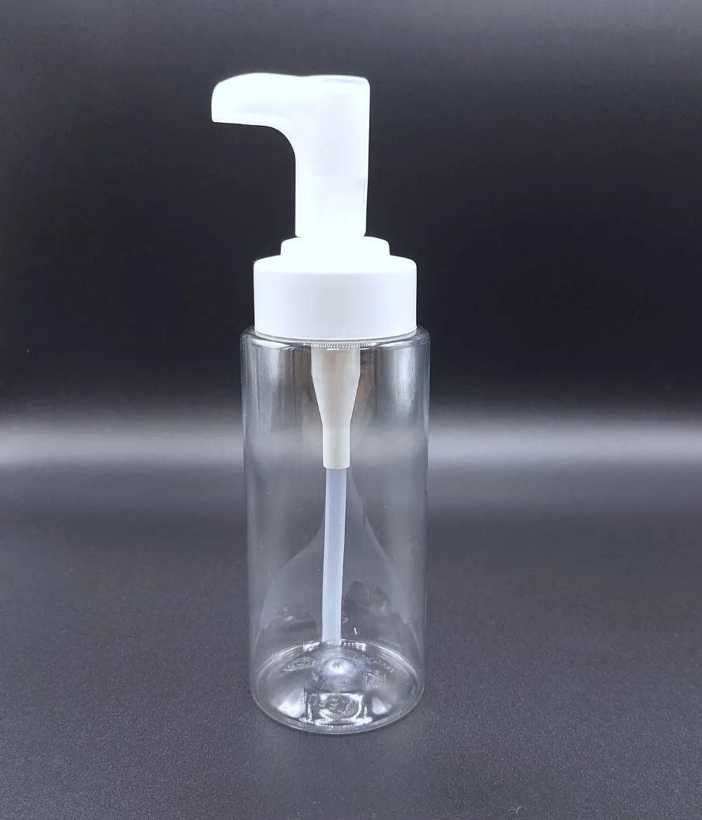 Флакон 150 ml. PET натуральный, 24/410 (BU667) в комплекте с дозатором 3