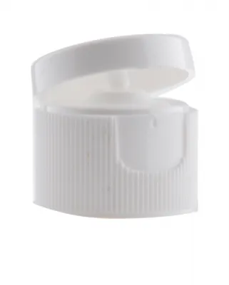 Флакон 53 мл 20/410 прозрачный в комплекте с Флип топом  20/410 рифленым белым - АКЦИЯ 3