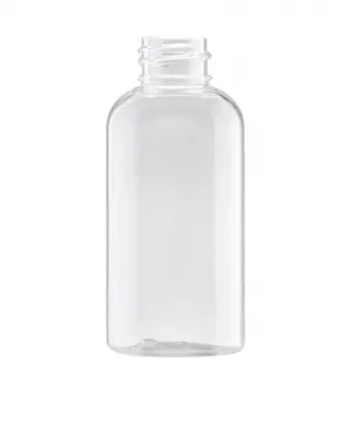 Флакон 53 мл 20/410 прозрачный в комплекте с Флип топом  20/410 рифленым белым - АКЦИЯ 4