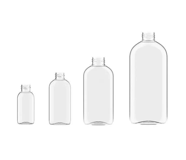 Флаконы PET серии "OVAL PET" (овальное основание)