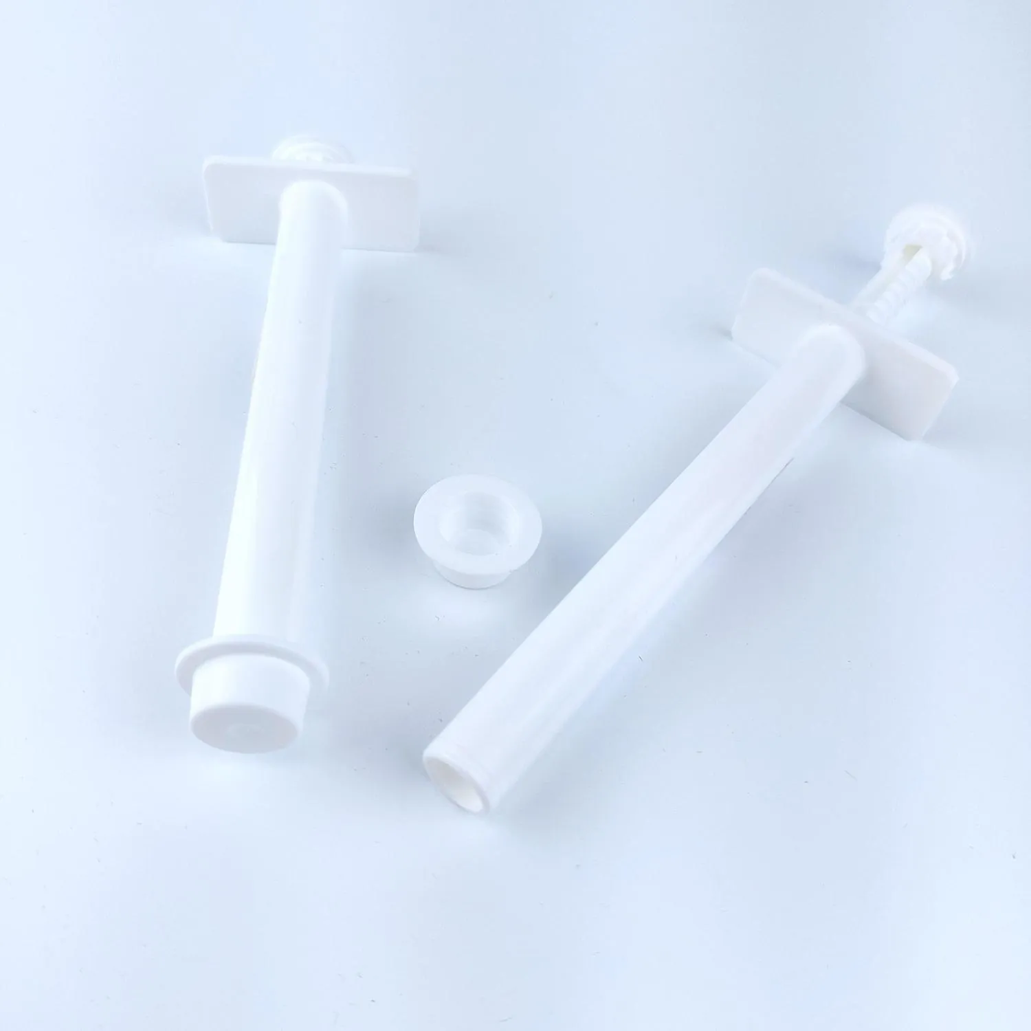 Корпус шприца емкостью 6 ml (белый) в комплекте с поршнем и колпачком - АКЦИЯ 2