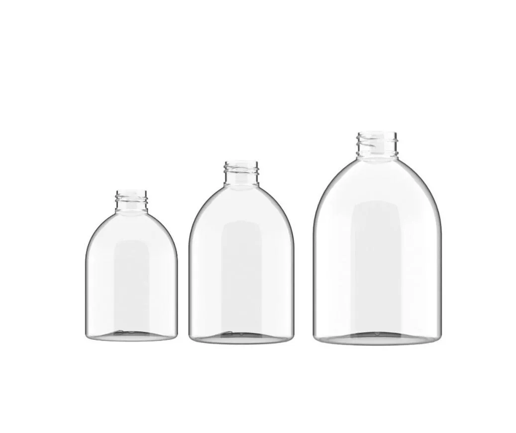 Флаконы PET серии "SHORT ROUND", резьба 24/410 и 28/410