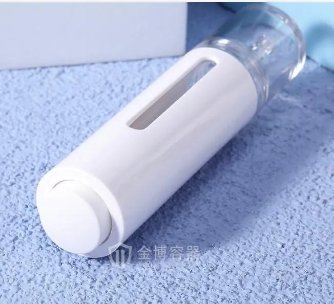 Флакон-капельница 15 и 30мл, с прозрачным окошком, с кнопкой, носик и колпачок прозрачные (JBBC-Press) 2