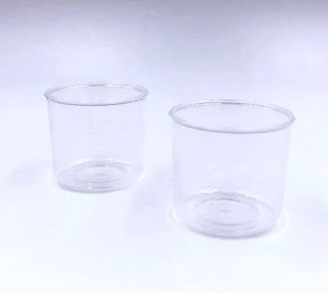 Мерный стаканчик 12,5 ml натуральный без красителя (с мерной шкалой) - АКЦИЯ
