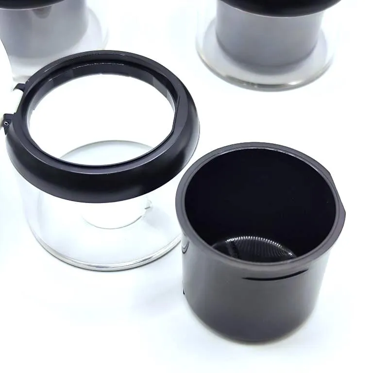 Банка косметическая 100мл refill (со сменным термосом), в комплекте с лопаточкой на магните 4