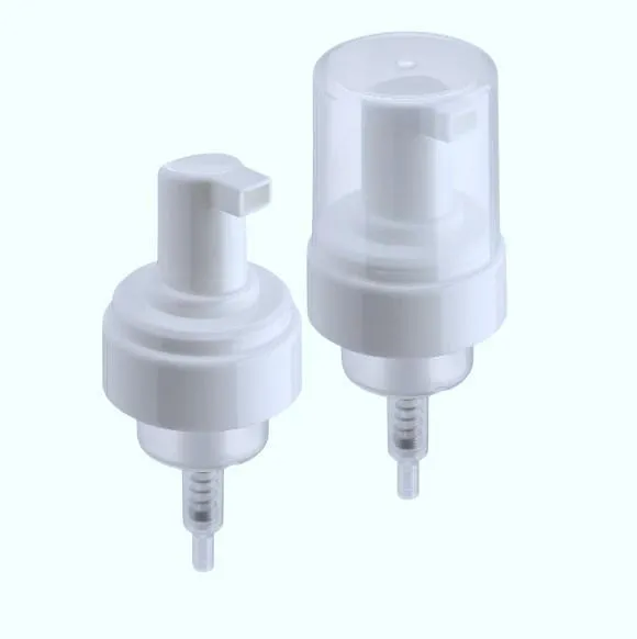 Дозатор-пенообразователь  белый 43/410 ( JLFP101-C ), колпак натуральный , длина трубки 70 мм