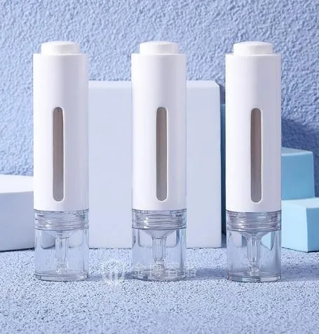 Флакон-капельница 15 и 30мл, с прозрачным окошком, с кнопкой, носик и колпачок прозрачные (JBBC-Press) 5