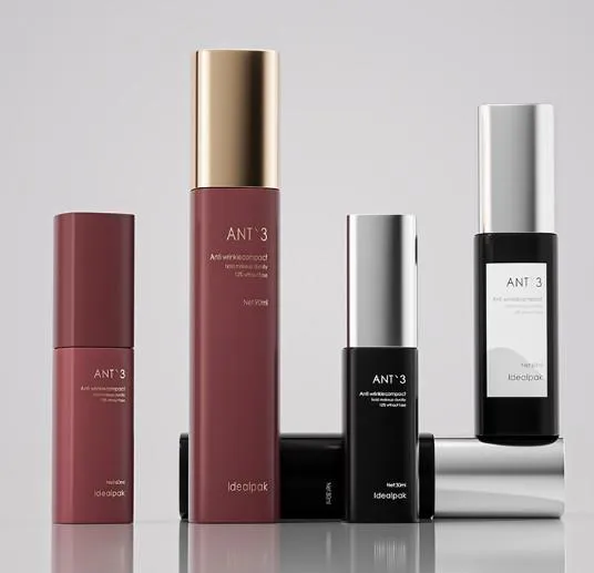 Флаконы PET квадратные с широкими колпачками под спрей или дозатор 5