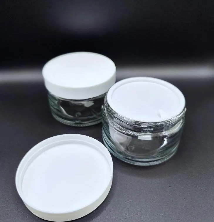 Банки стеклянные 100/200мл в комплекте с крышкой и твердым вкладышем 5